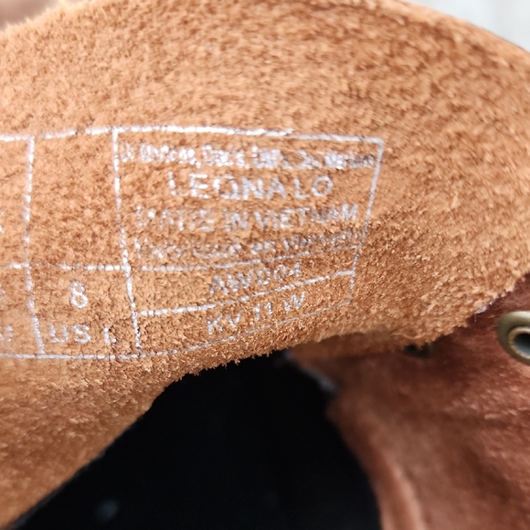 Dr Martens Leona Lug Sole Black Leather Women's Platform Shoes Size 8 - Picture 9 of 16